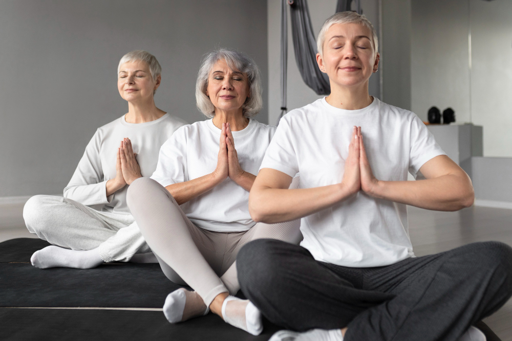 People meditating, LifeReignite